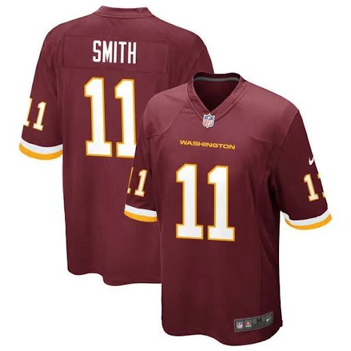 Men Washington Redskins #11 Alex Smith Nike Red Retired Player Game NFL Jersey->washington redskins->NFL Jersey